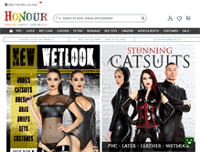 Tablet Screenshot of honour.co.uk